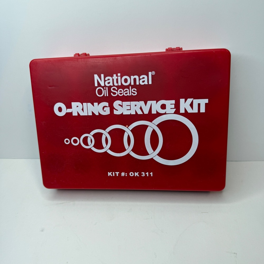 National Oil‎ Seals O-Ring Service Kit OK 311 Red Case Assorted Rubber Seals